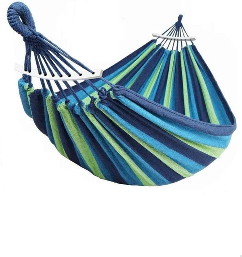 Canvas Stripe Swing Bed for Outdoor